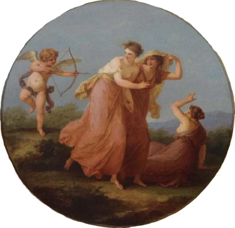 Angelika Kauffmann - Amors Rache
